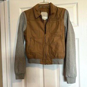 Anthropologie Hei Hei women’s tan and gray jacket size small